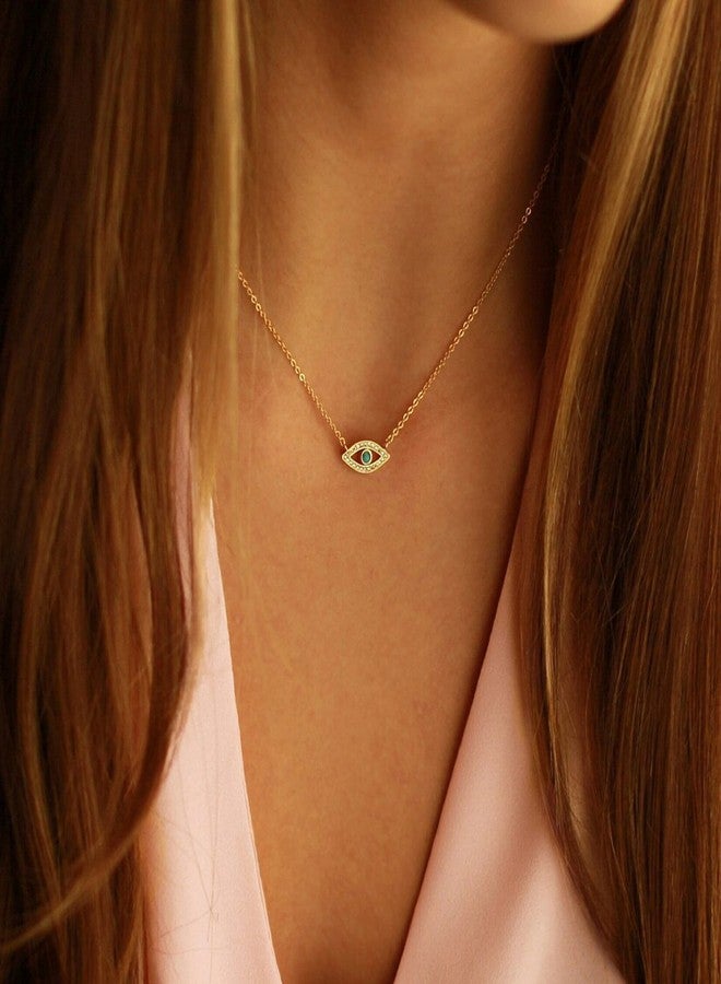 Collner 14K Gold Heart Pendant Necklace for Women Dainty Star Necklace Tiny Evil Eye Choker Necklace Boho Crescent Moon Necklace Minimalist Jewelry - Image 2